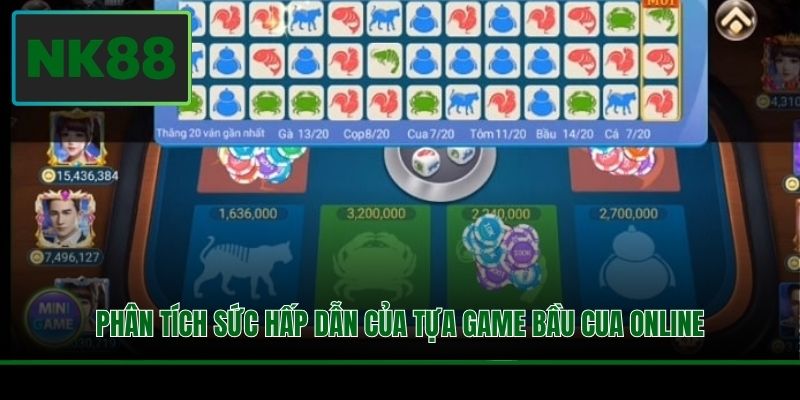Phân tích sức hấp dẫn của tựa game Bầu Cua online